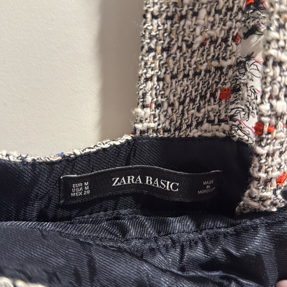 NWT Zara Tweed Mini Skirt with Suspenders - Picture 12 of 12